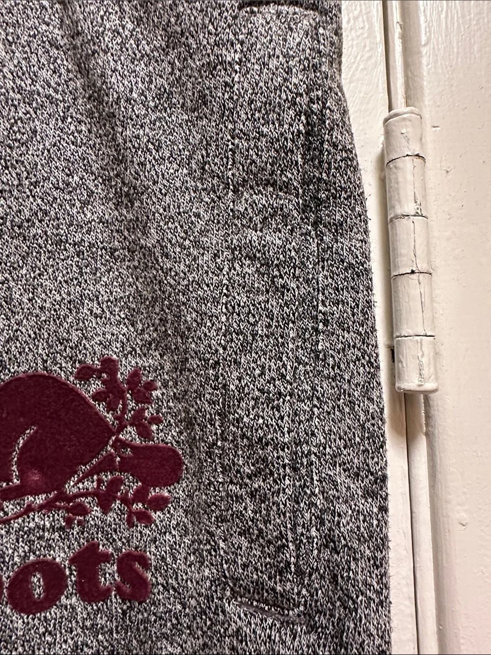 Roots Salt & Pepper Original Sweatpants Gray Marled Heritage Joggers Track Pants - Picture 4 of 12